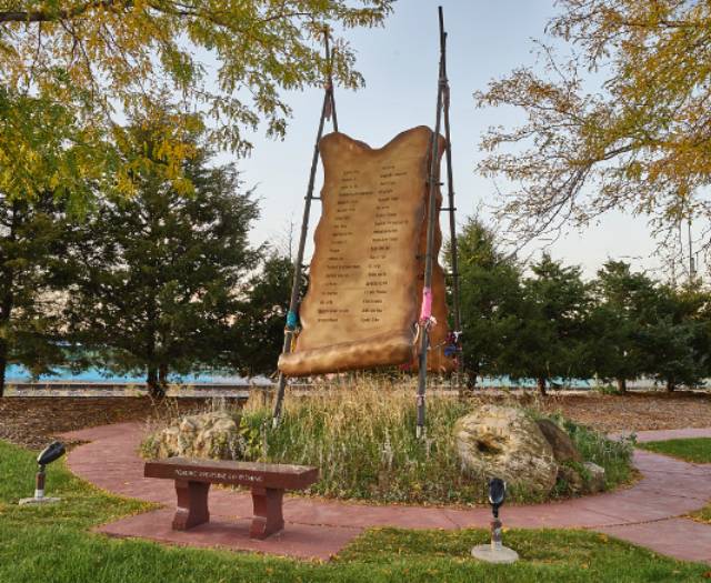 Dakota 38 Memorial at Reconciliation Park in Mankato